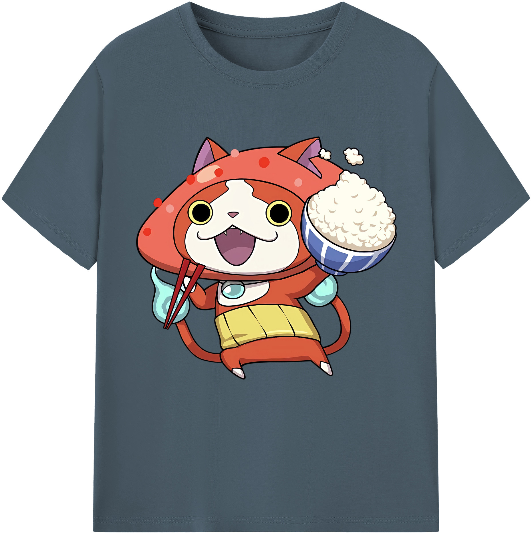 （画像用） 妖怪ウォッチ Yo-kai Watch 綿100％半袖Tシャツ（フロントプリント）